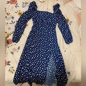 Commense blue midi dress. New with tags.